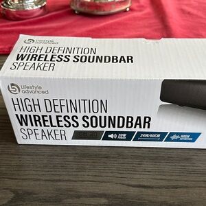 Black Wireless Soundbar Speaker